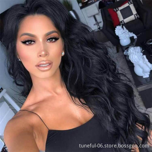 Tuneful 100T full lace human hair wigs wholesale price brazilian hair hot on selling straight body hd lace for black women